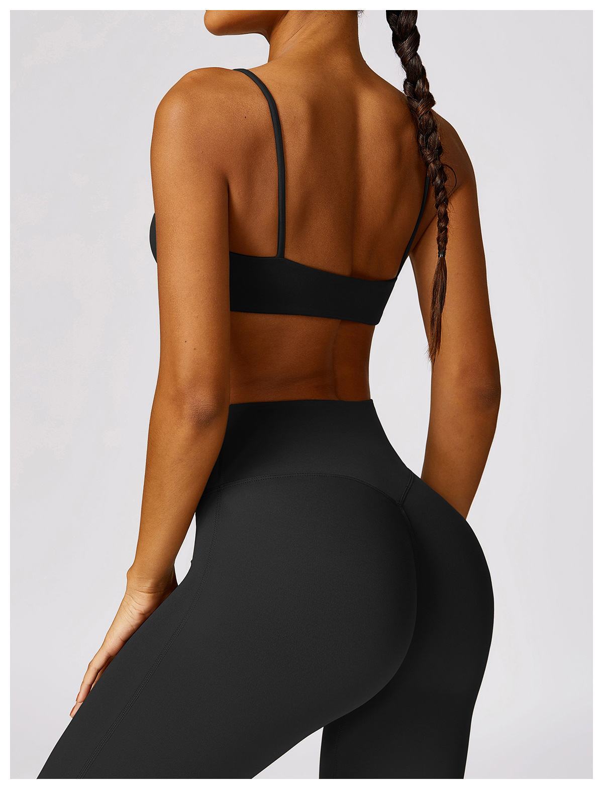 Strappy Backless Yoga Sports Bra