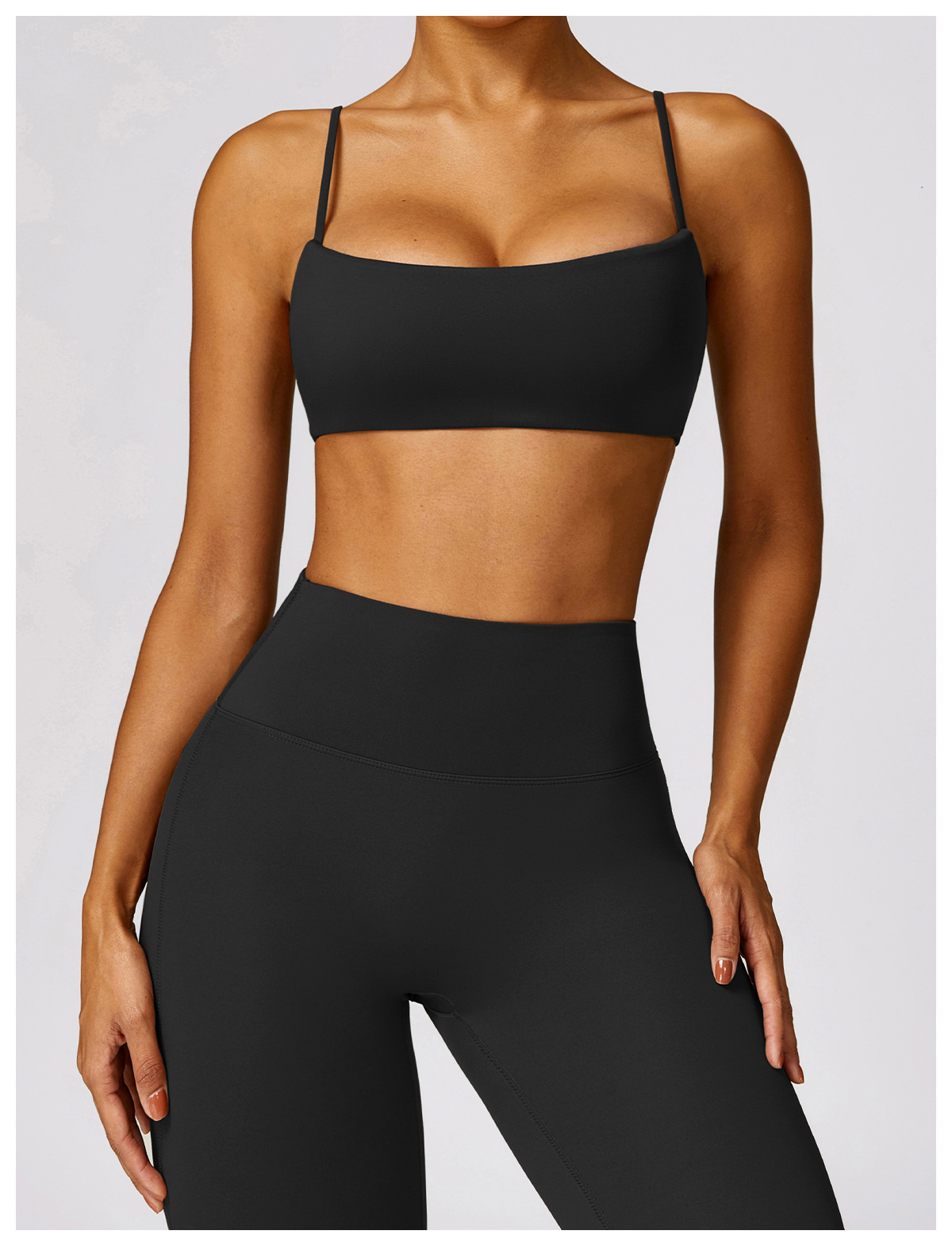 Strappy Backless Yoga Sports Bra