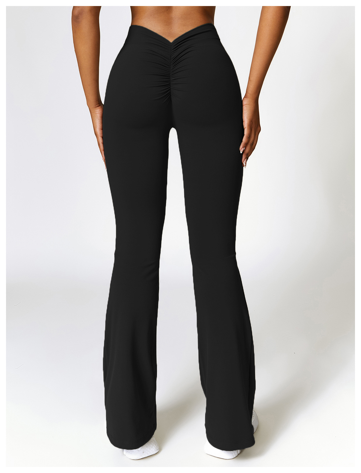 Peach - Hip Flare Yoga Pants