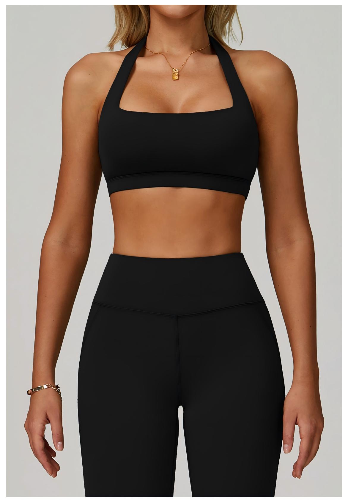 Halter Neck Yoga Sports Bra