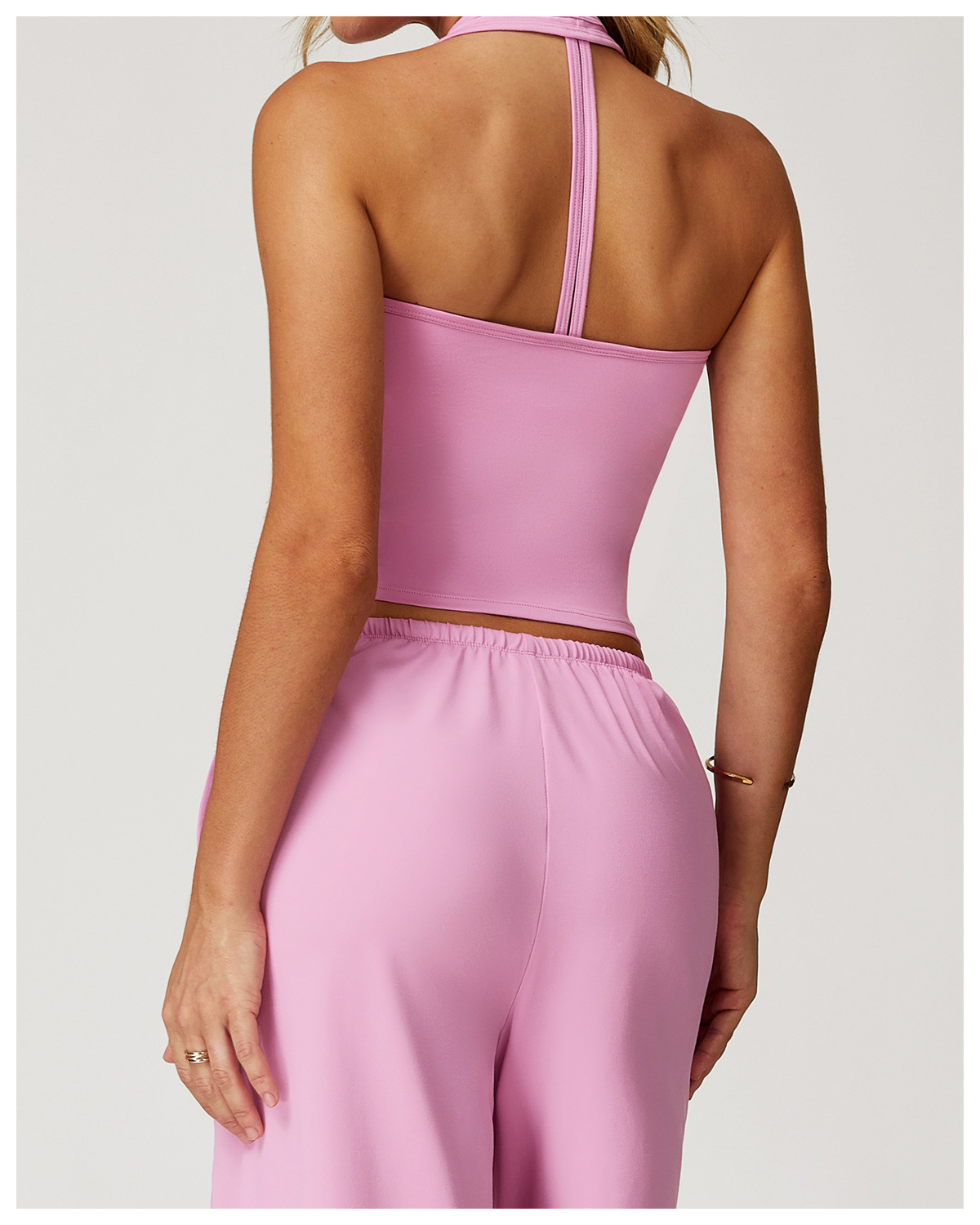 V - Neck Open - Back Yoga Sports Vest