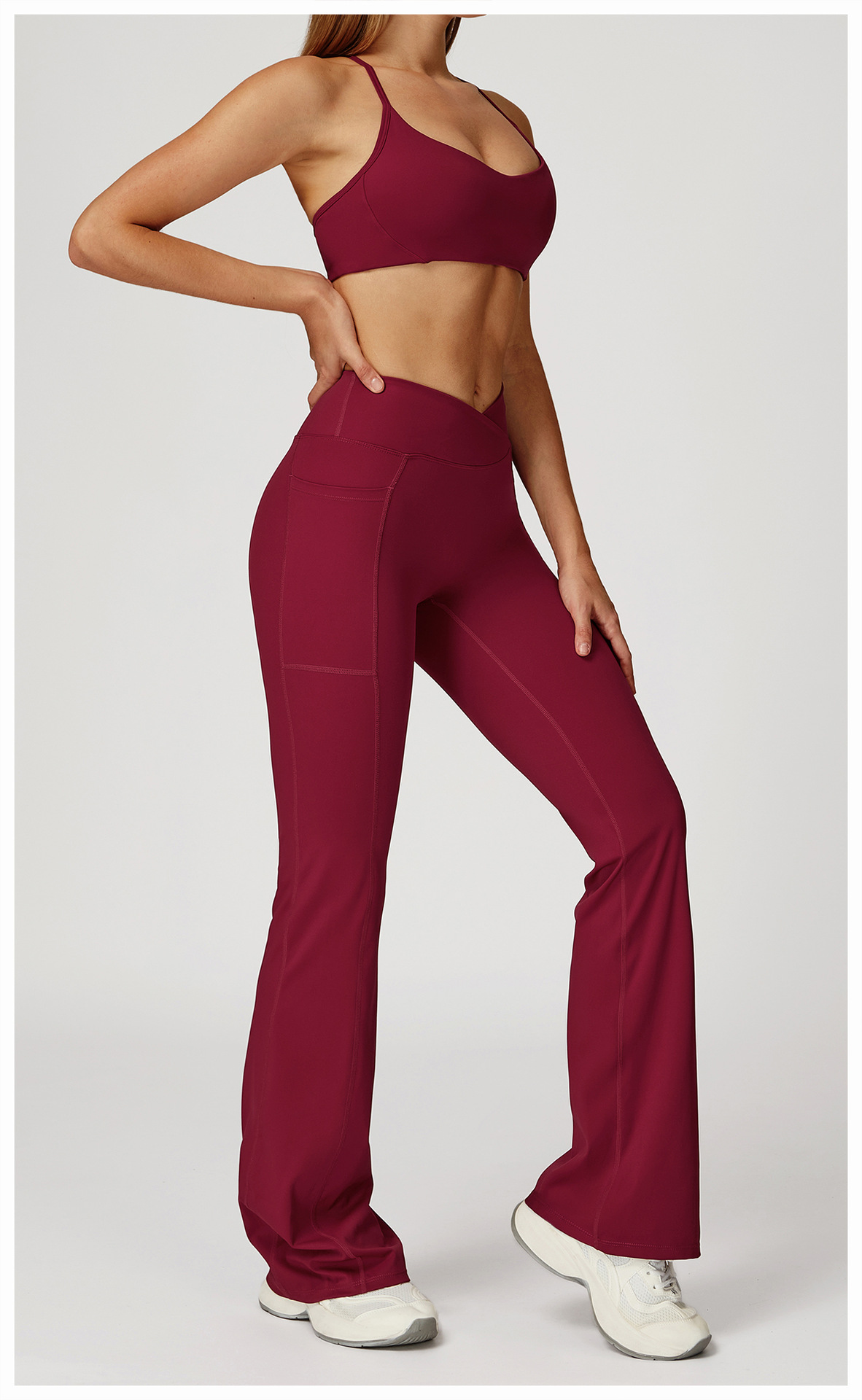 Bare - Feel Sports Bra and Flare Pants Set