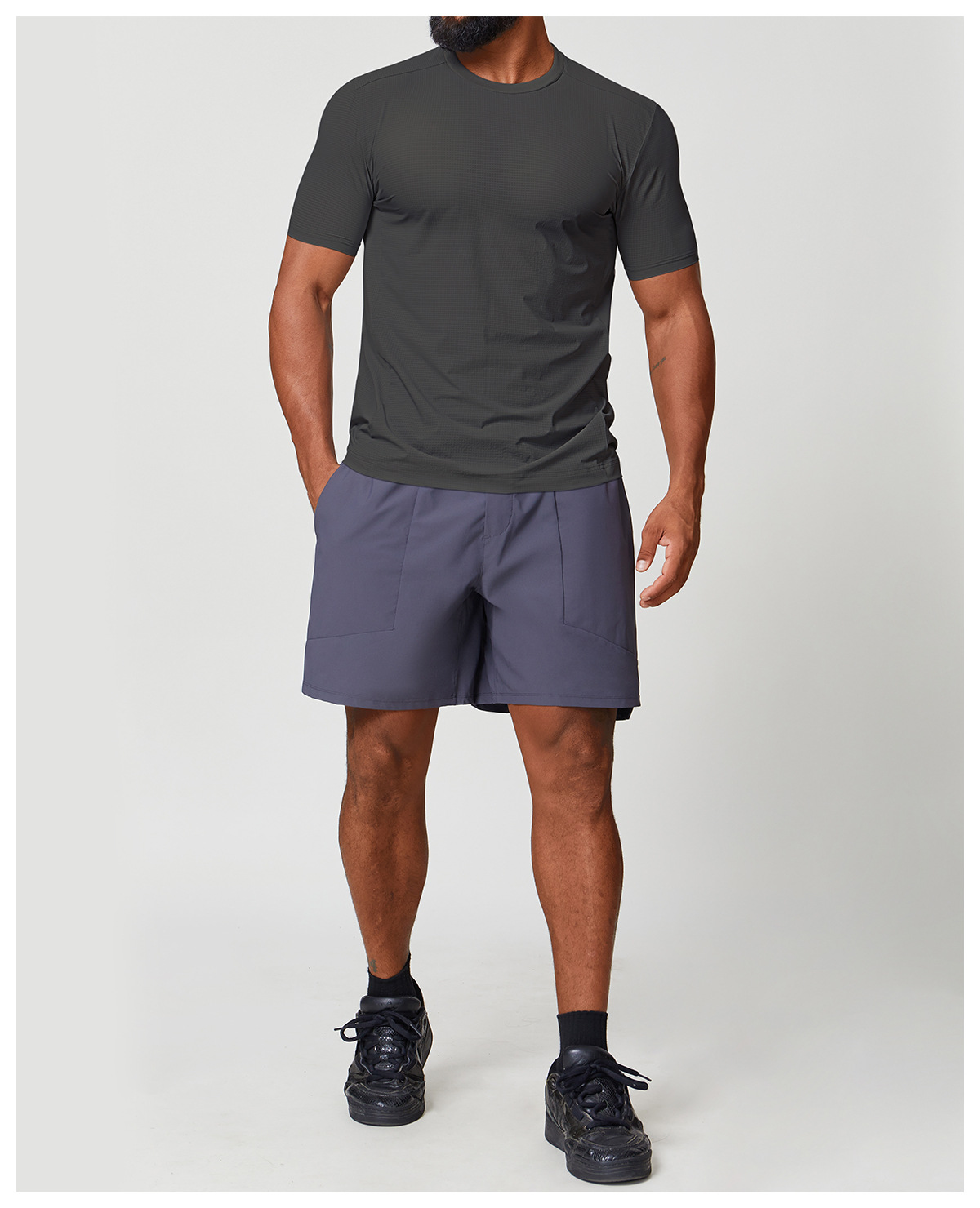 Men's Breathable Quick - Dry Cool - Touch Sports T - Shirt