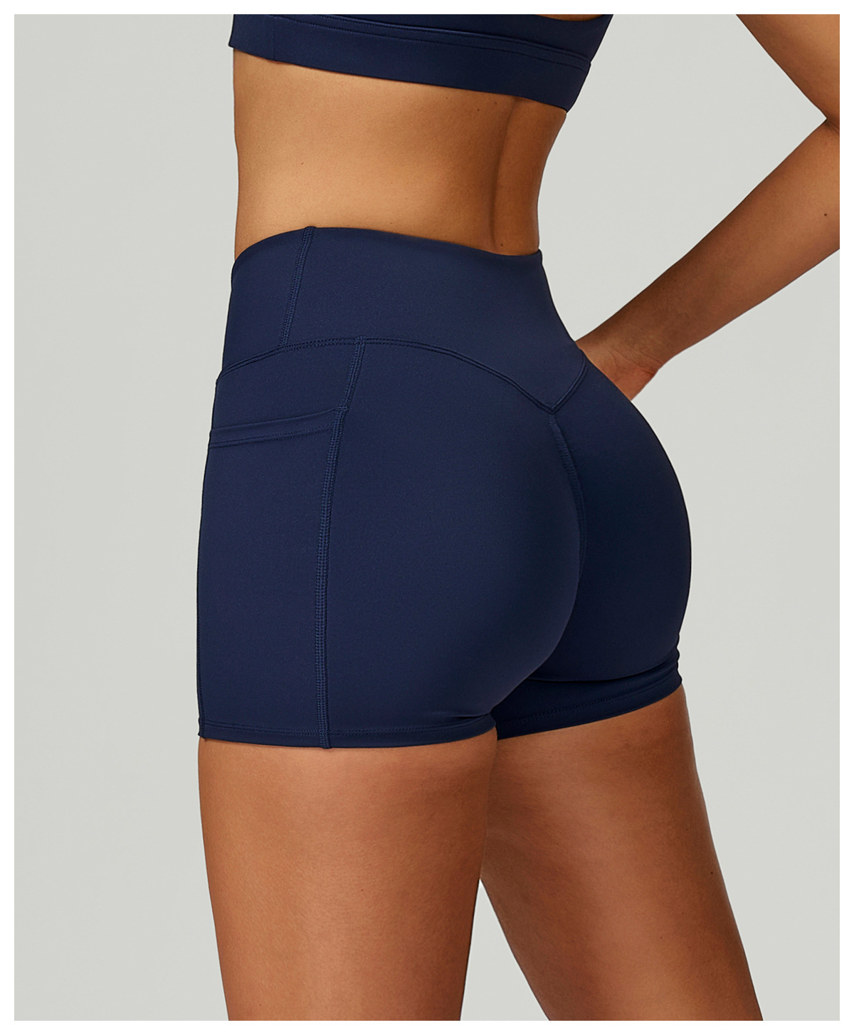 Bare - Feel Cross - Waist Yoga Shorts