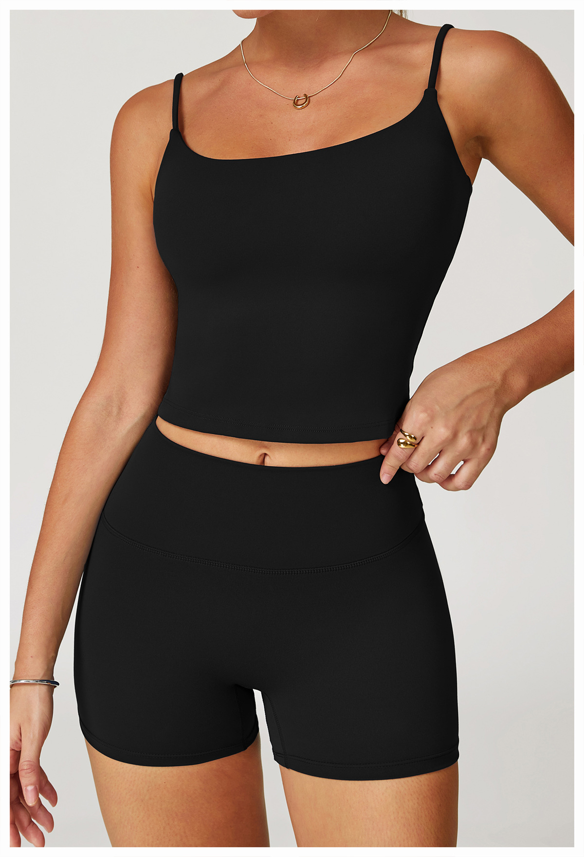 Brushed Yoga Tank with Open Back