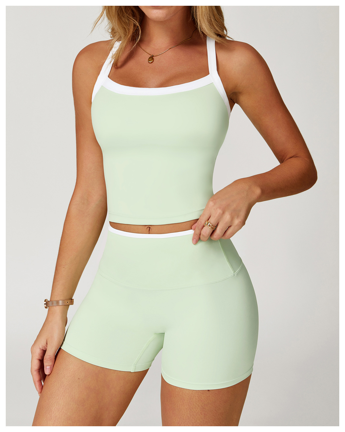 Bare - Feel Contrast Yoga Tank Top