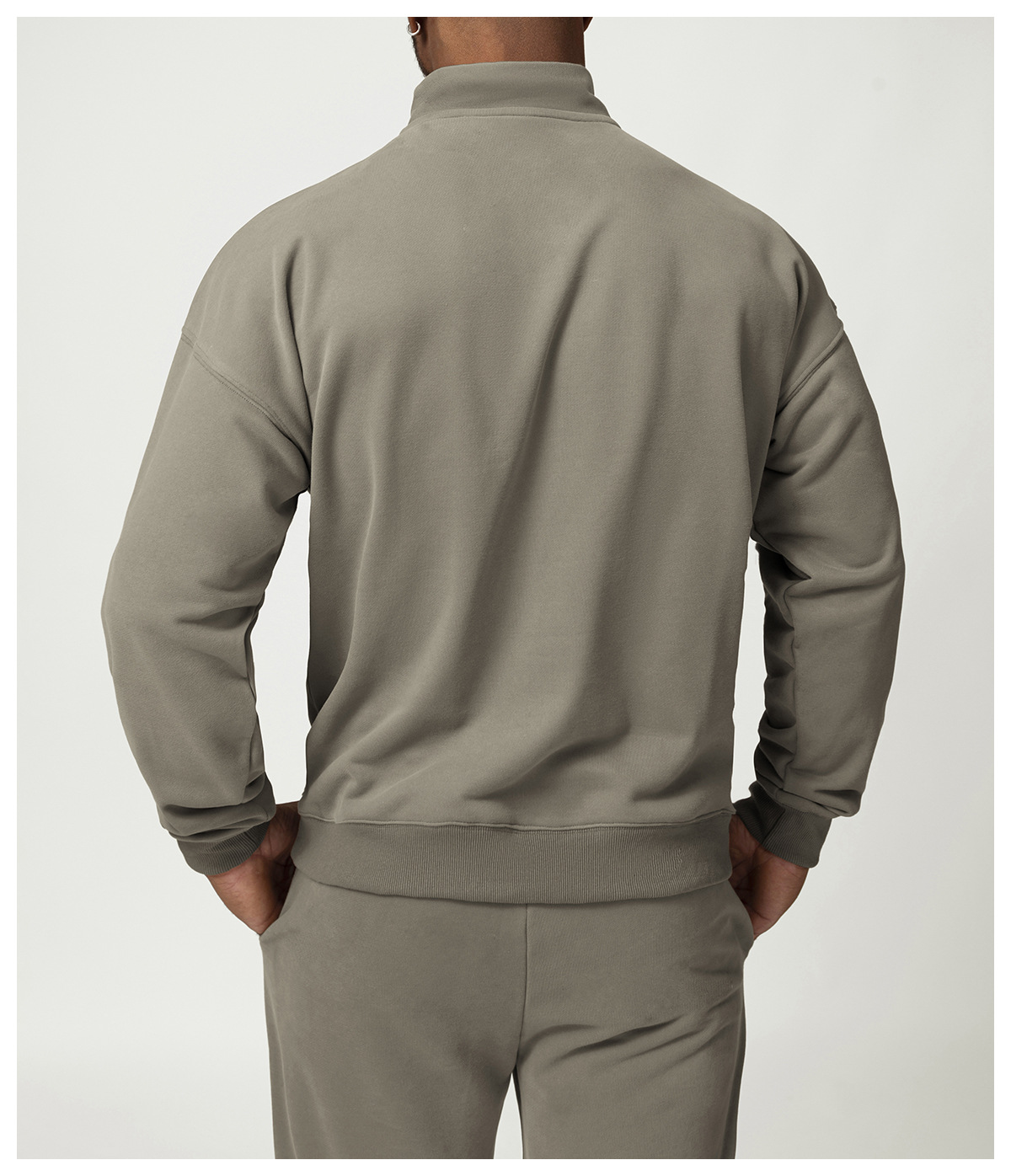 Men's Zippered Sports & Leisure Sweatshirt
