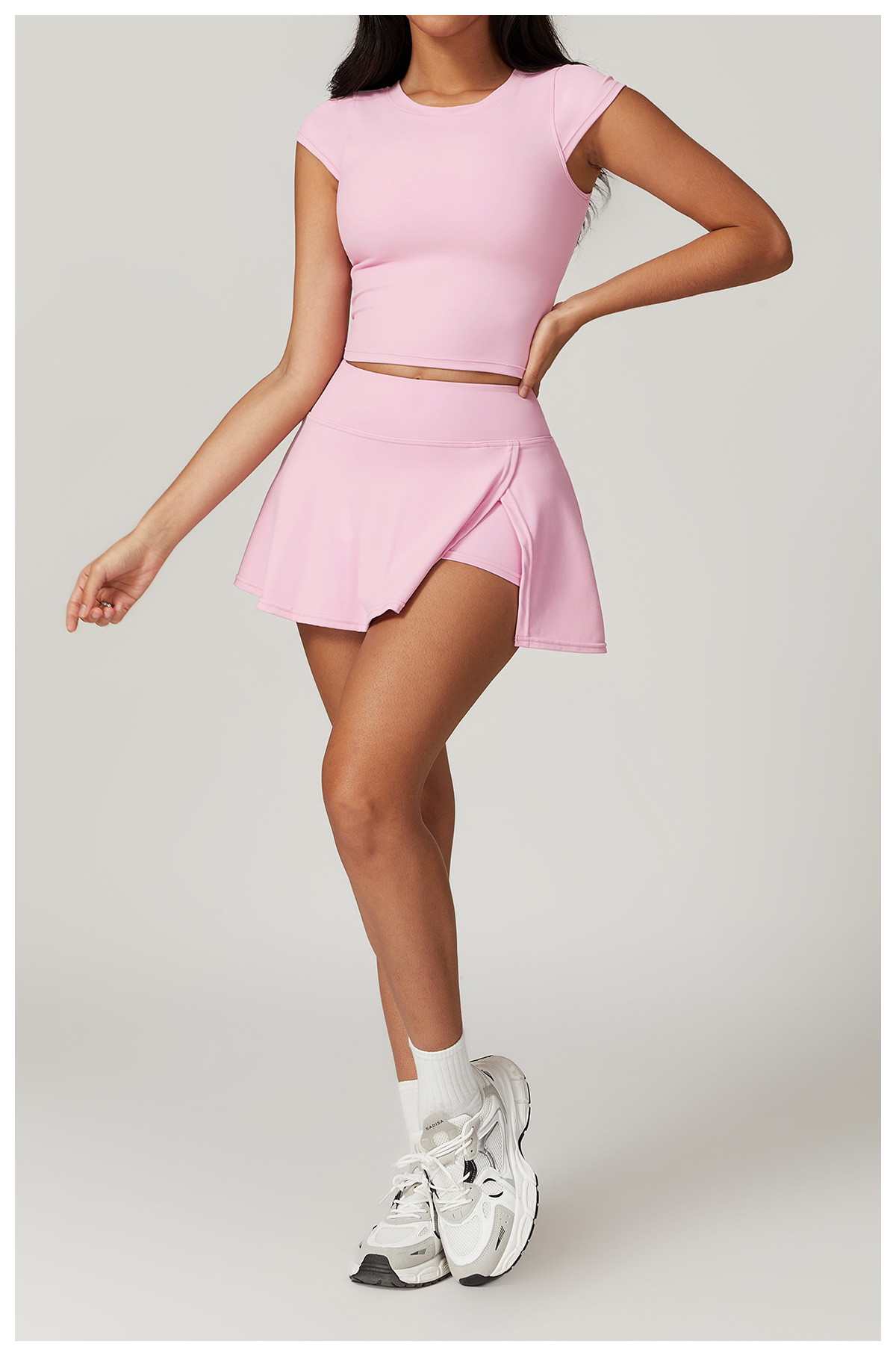 A - Line High - Waist Tennis & Yoga Skirt