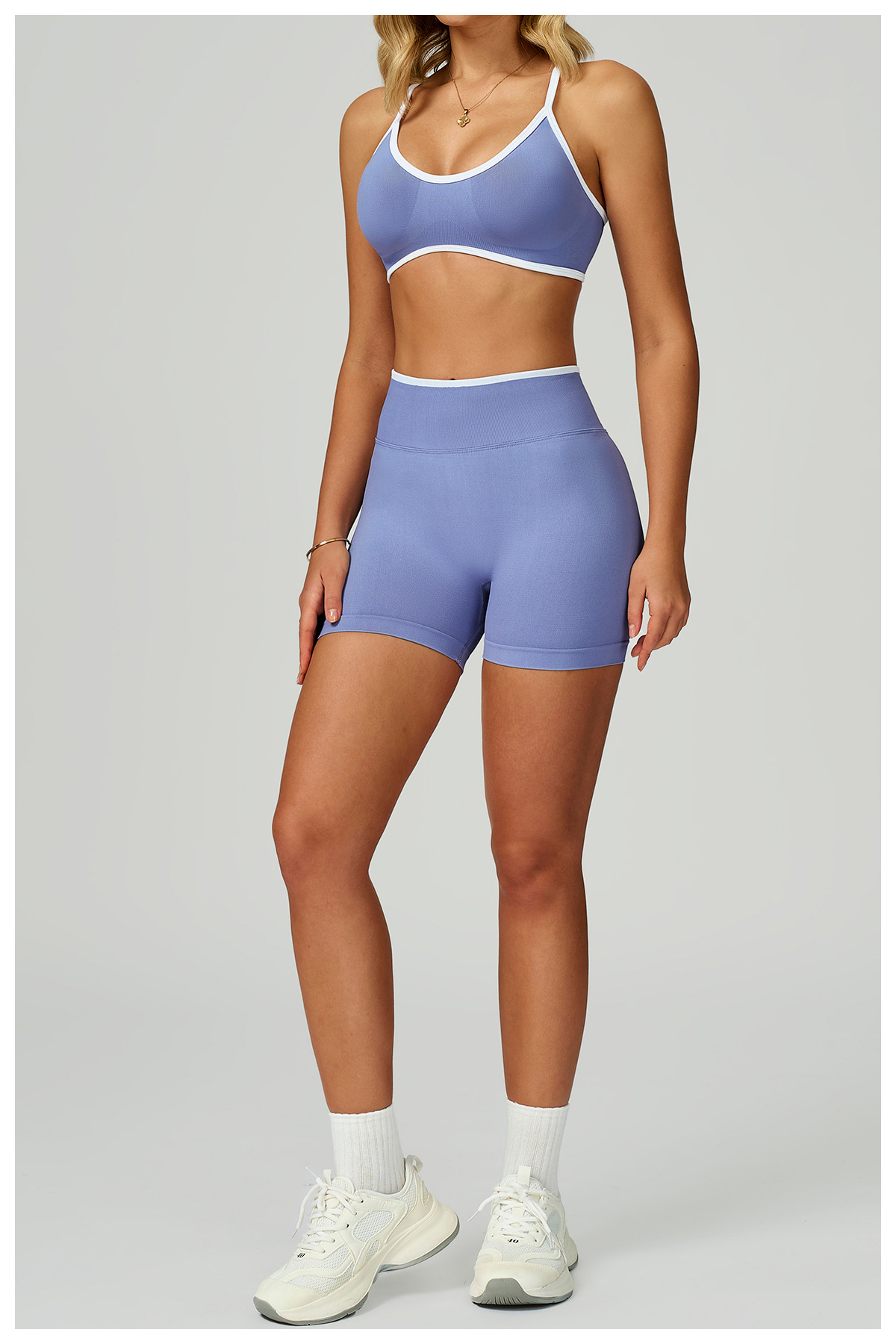 Seamless Contrast Yoga Set