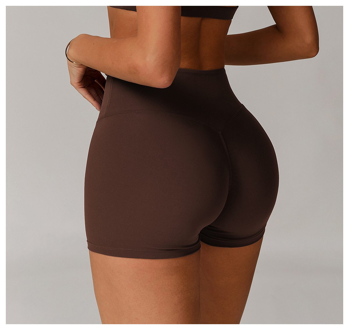 High - Waist Lifting Yoga & Sports Shorts