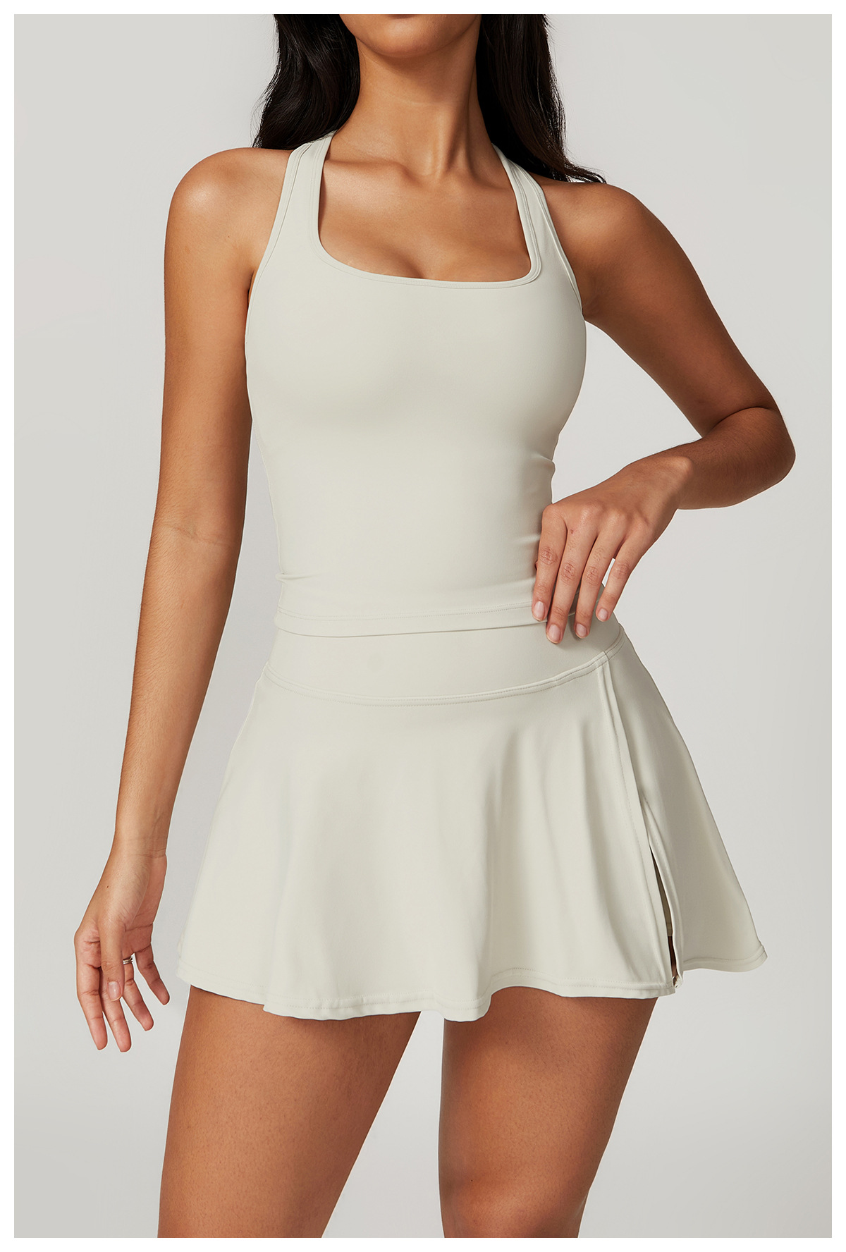 A - Line High - Waist Tennis & Yoga Skirt