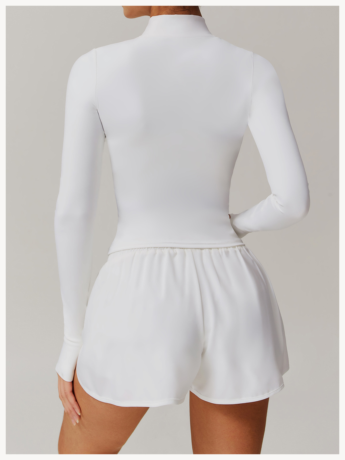 Zippered Tight - Fit Sports Jacket