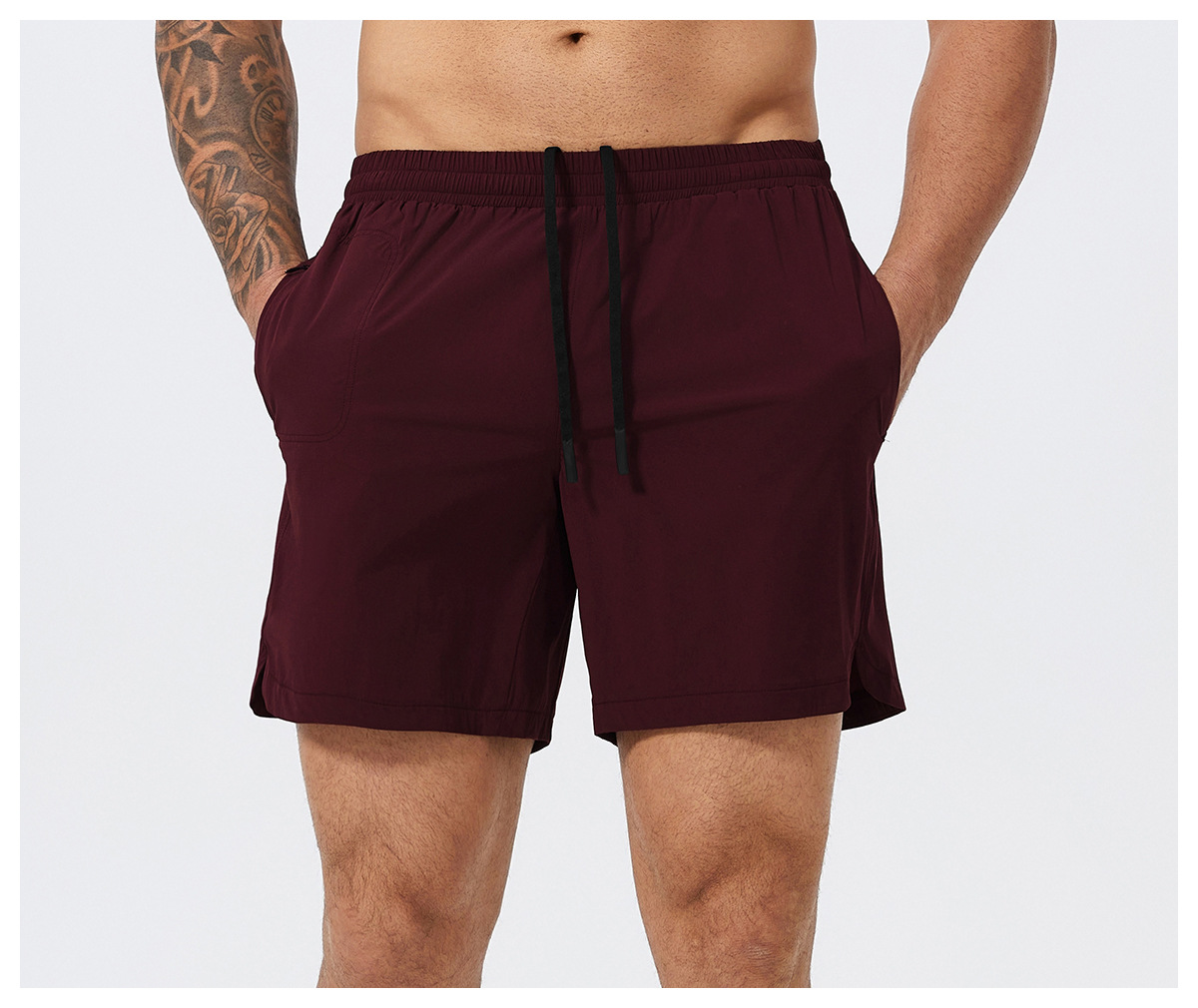 Men's Quick - Dry Breathable Double - Layer Sports Shorts