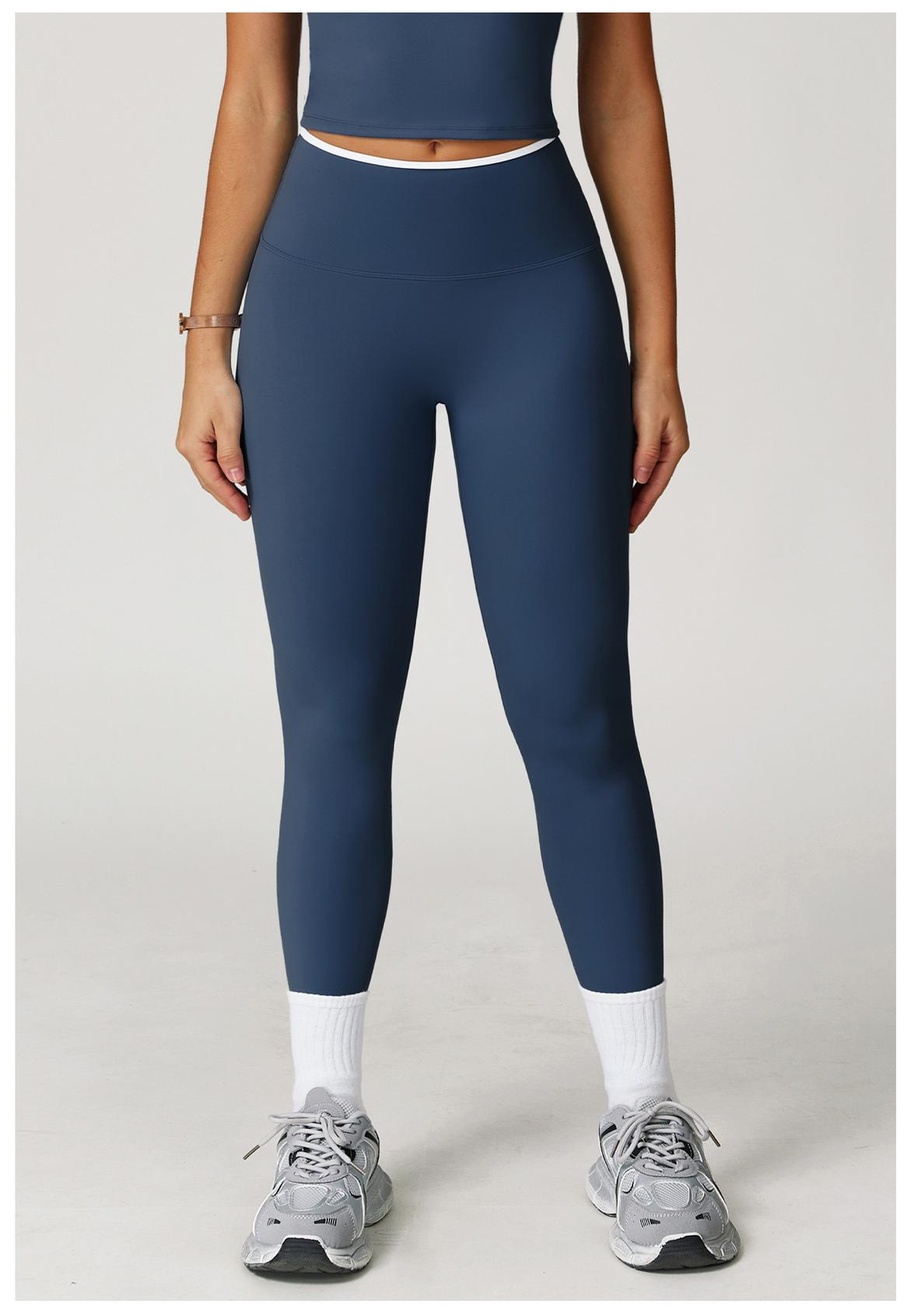Bare - Feel High - Waist Contrast - Trim Yoga Pants