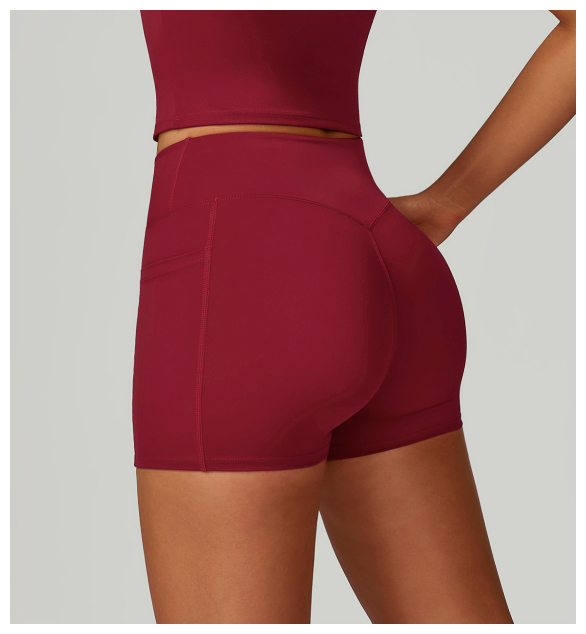 Bare - Feel Cross - Waist Yoga Shorts