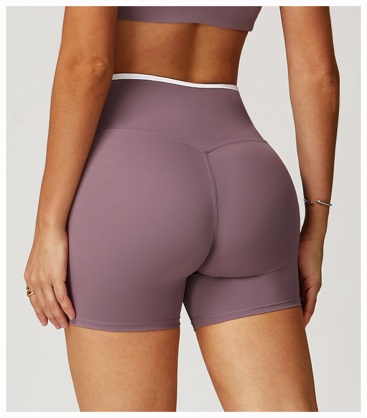 Cross - Waist Yoga Shorts