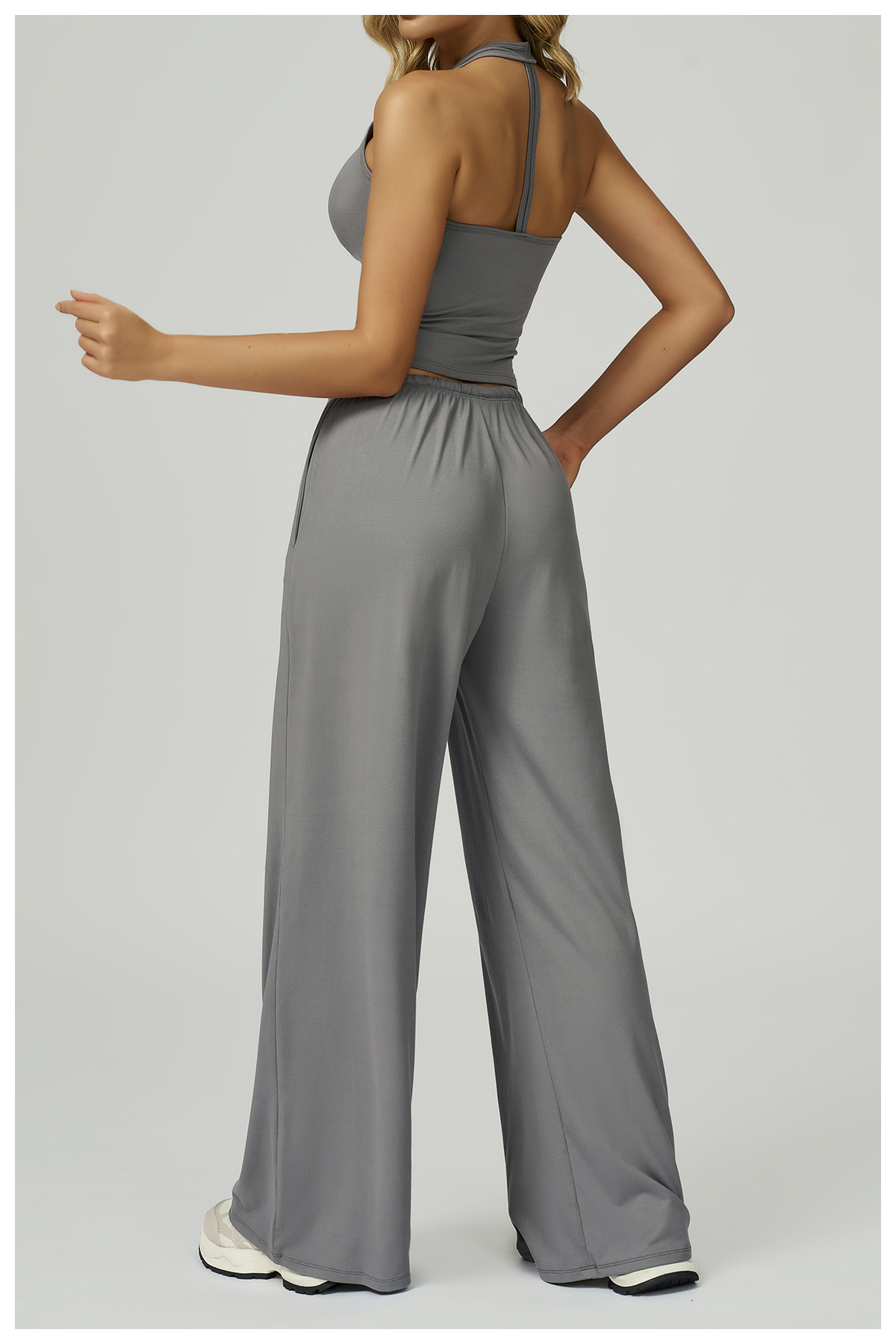 Quick - Dry Open - Back Camisole Sport Set