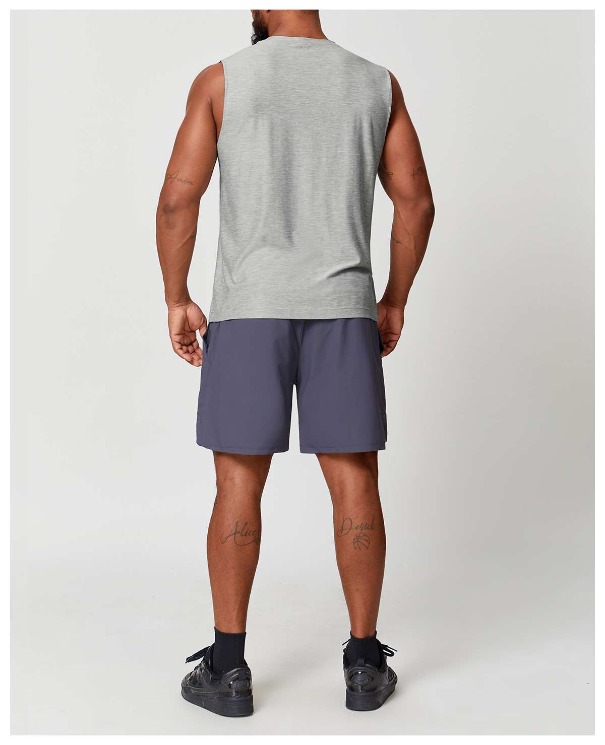 Men's Sleeveless Crew - Neck Sports Tank Top