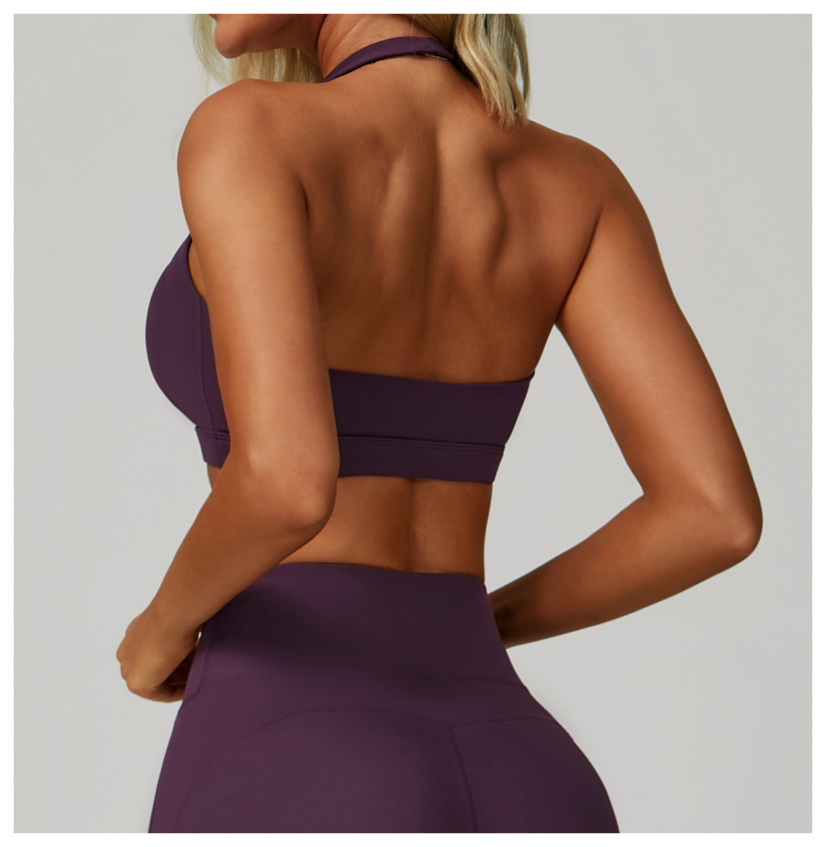 Halter Neck Yoga Sports Bra