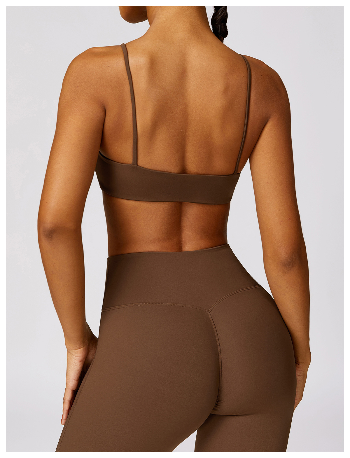 Strappy Backless Yoga Sports Bra