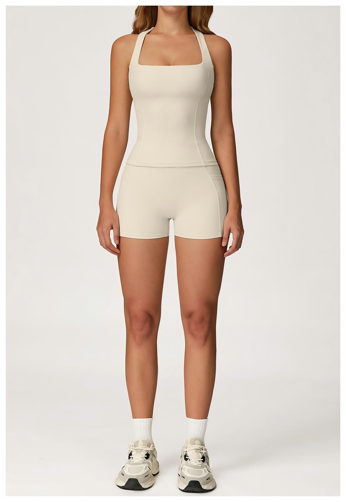 Tank Top and Shorts Sports Set