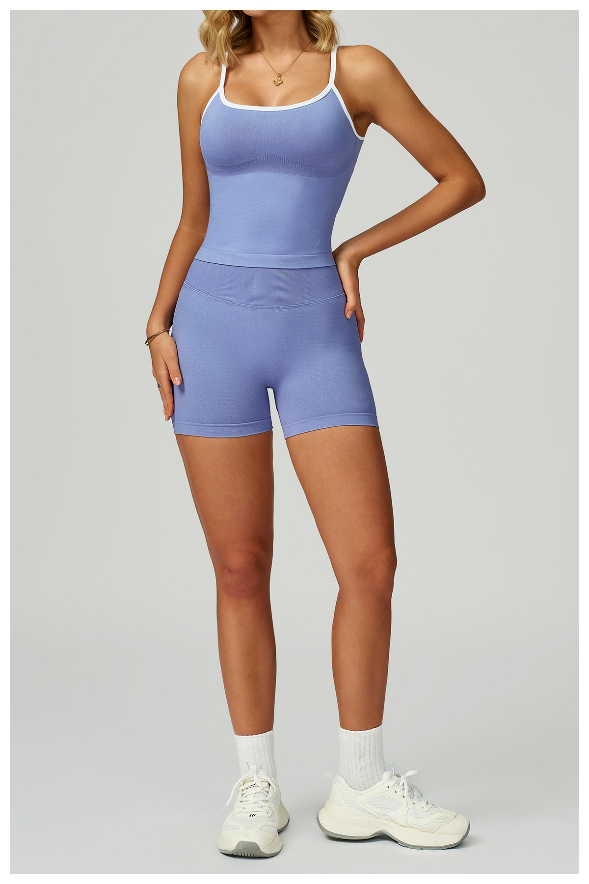 Seamless Contrast Yoga Set
