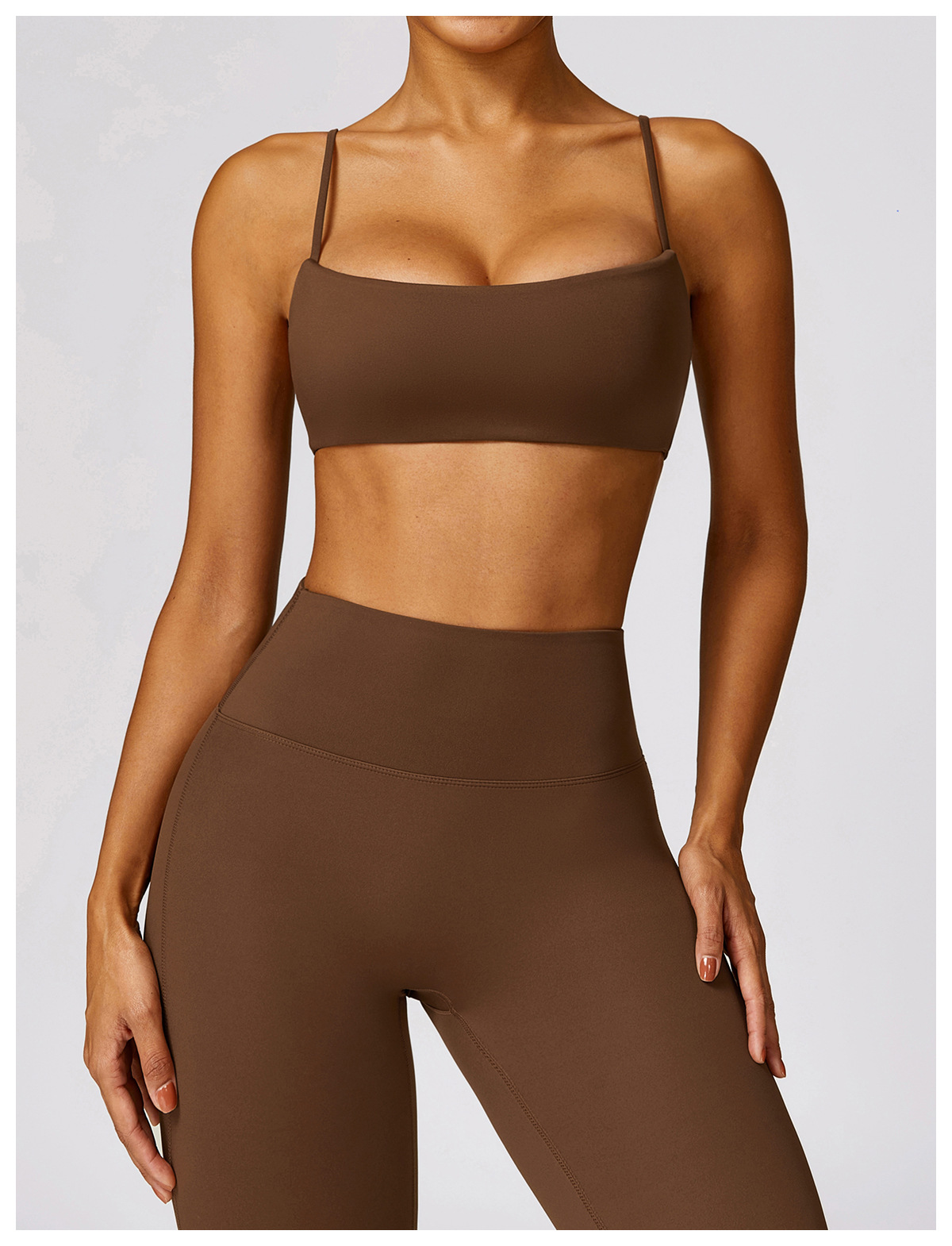 Strappy Backless Yoga Sports Bra
