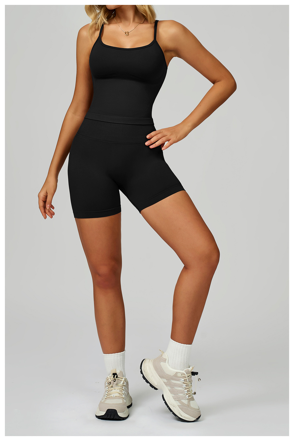 Seamless Contrast Yoga Set