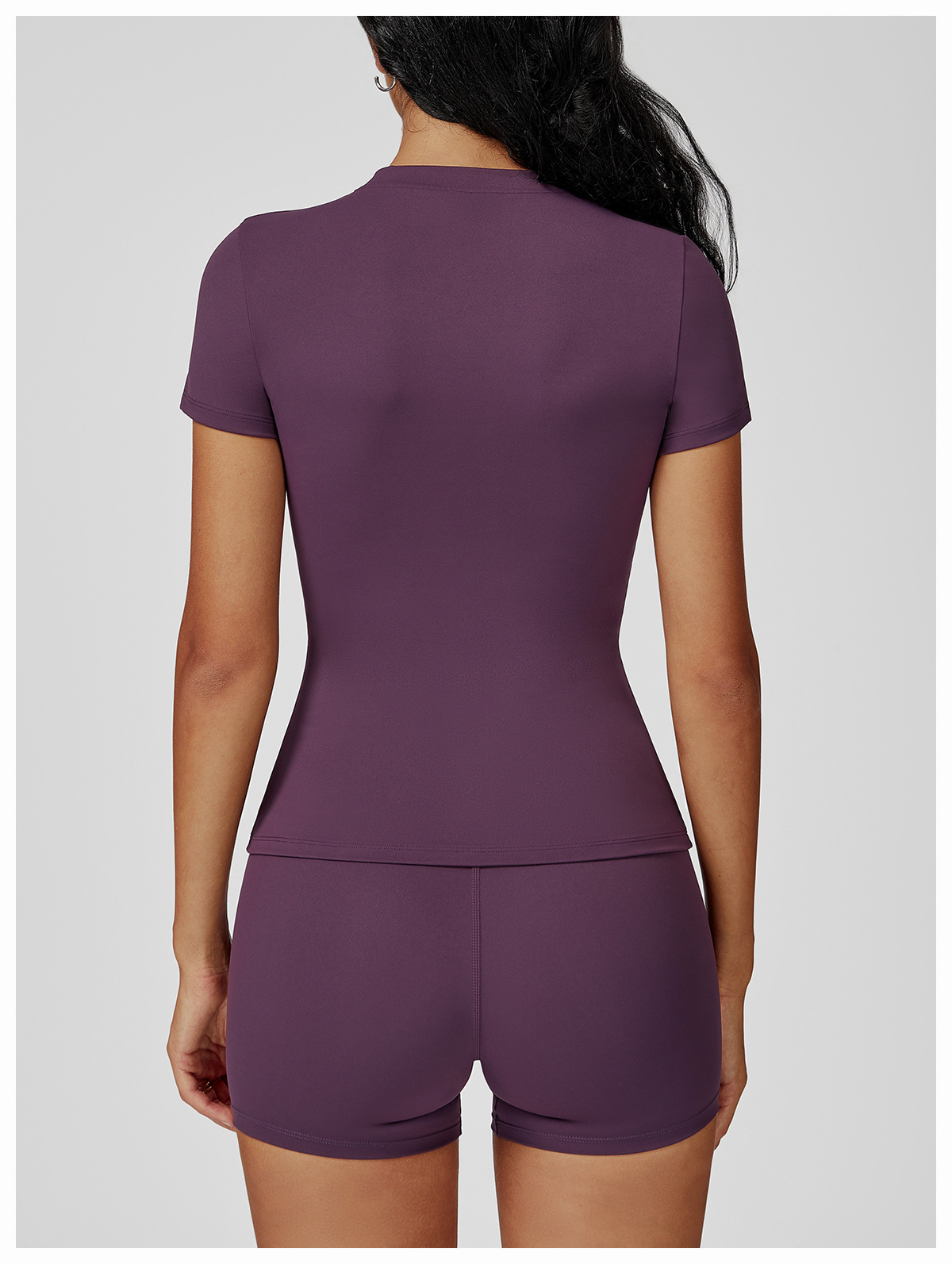 Women's Spring Quick - Dry Yoga & Fitness Short - Sleeve Tee