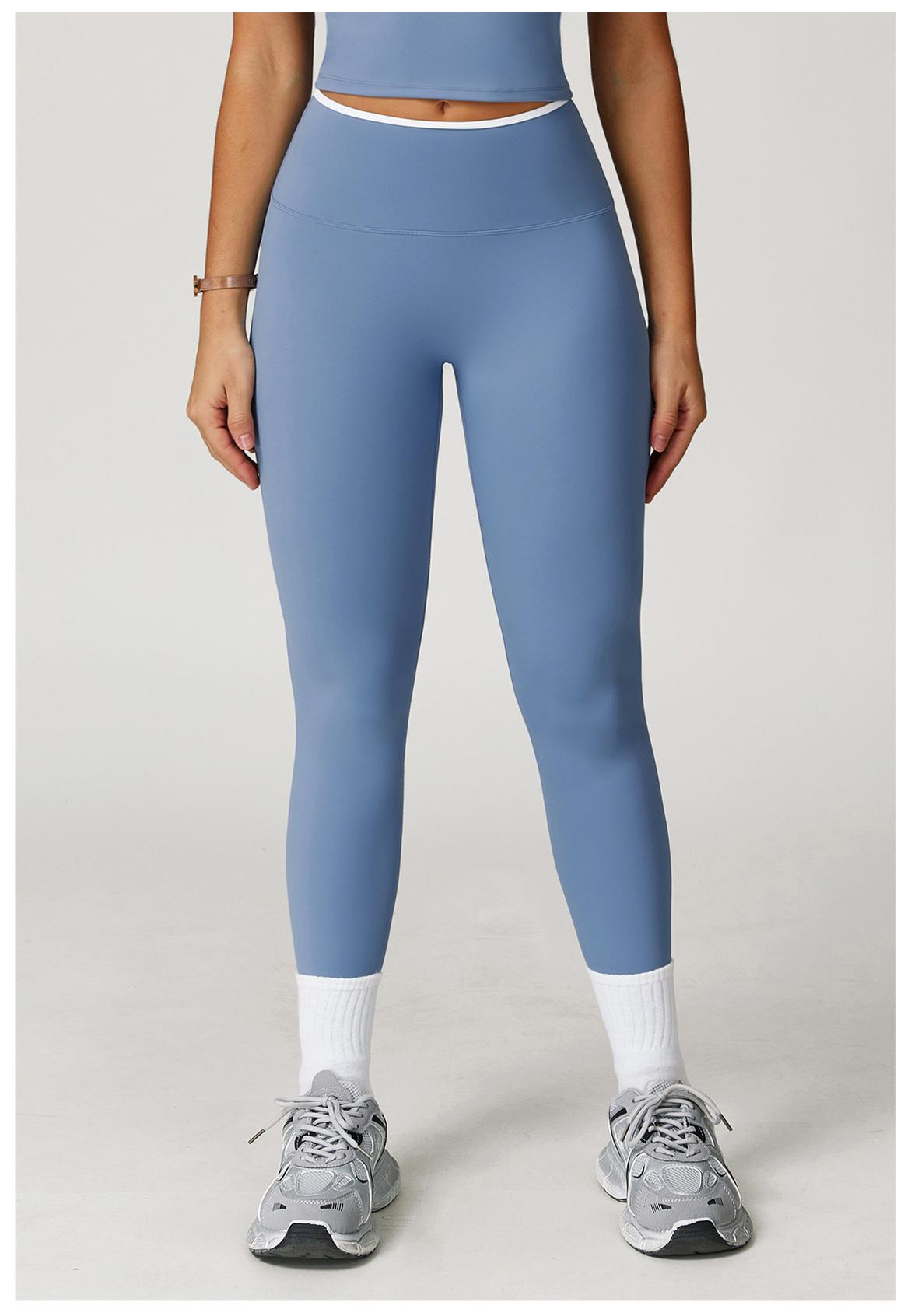 Bare - Feel High - Waist Contrast - Trim Yoga Pants