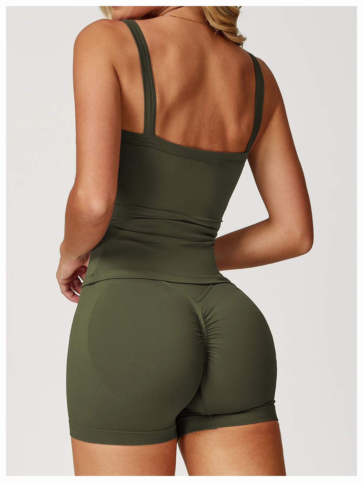 Brushed Backless Yoga Sports Bra