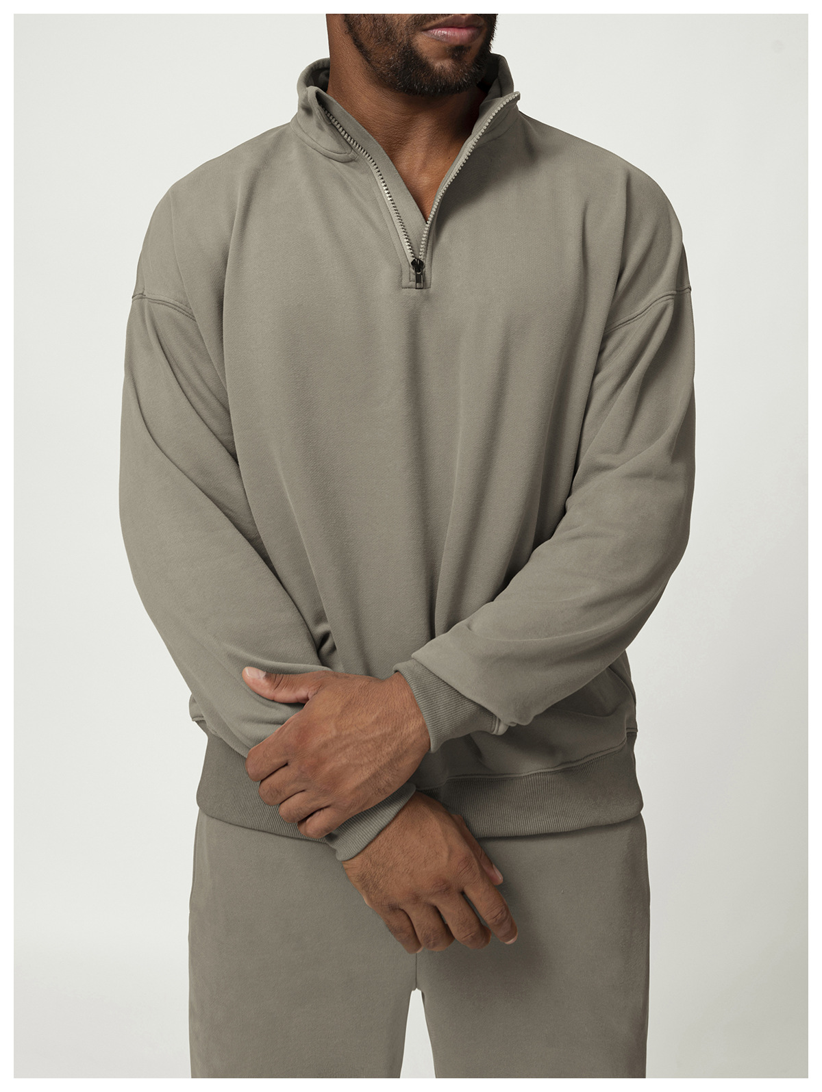 Men's Zippered Sports & Leisure Sweatshirt