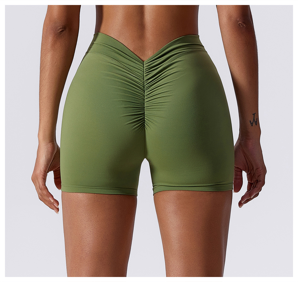 Brushed Yoga Shorts for Lifting & Shaping