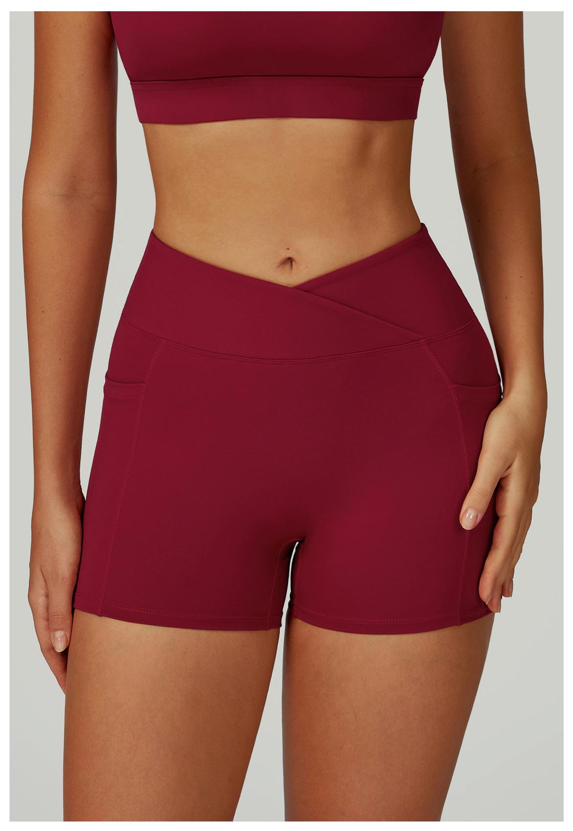 Bare - Feel Cross - Waist Yoga Shorts