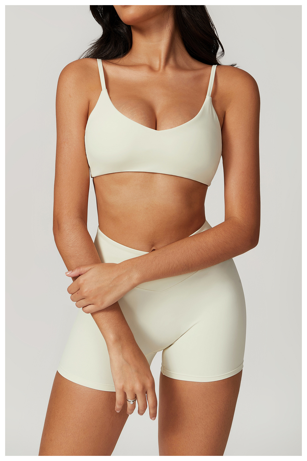 Eco - Friendly U - Neck Sports Bra Top