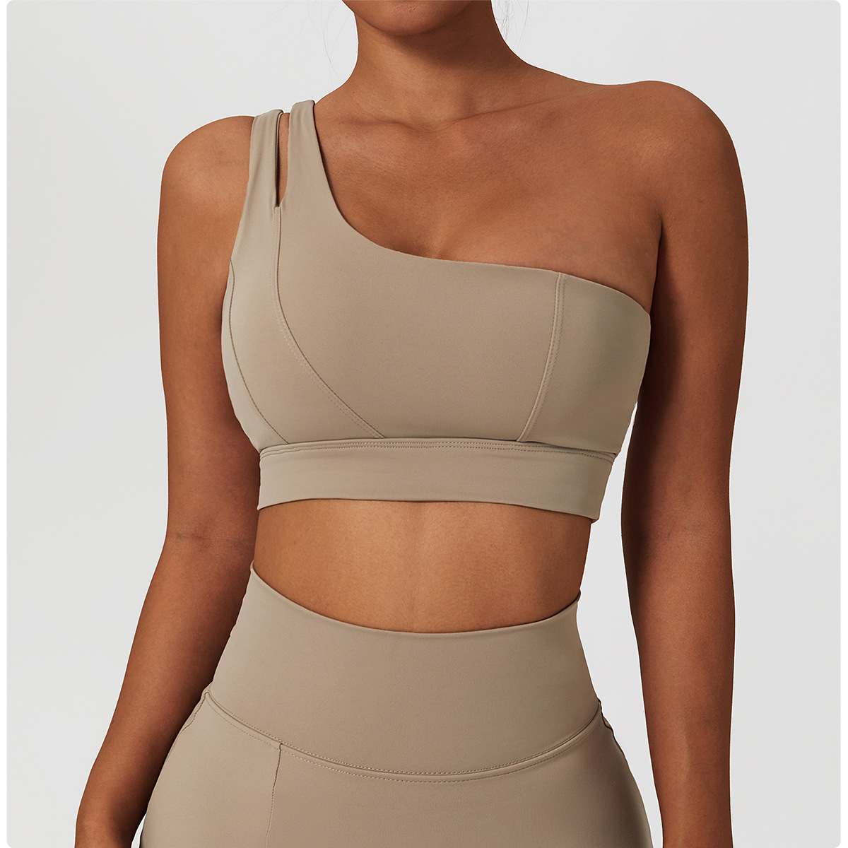 Bare - Feel One - Shoulder Yoga Sports Bra