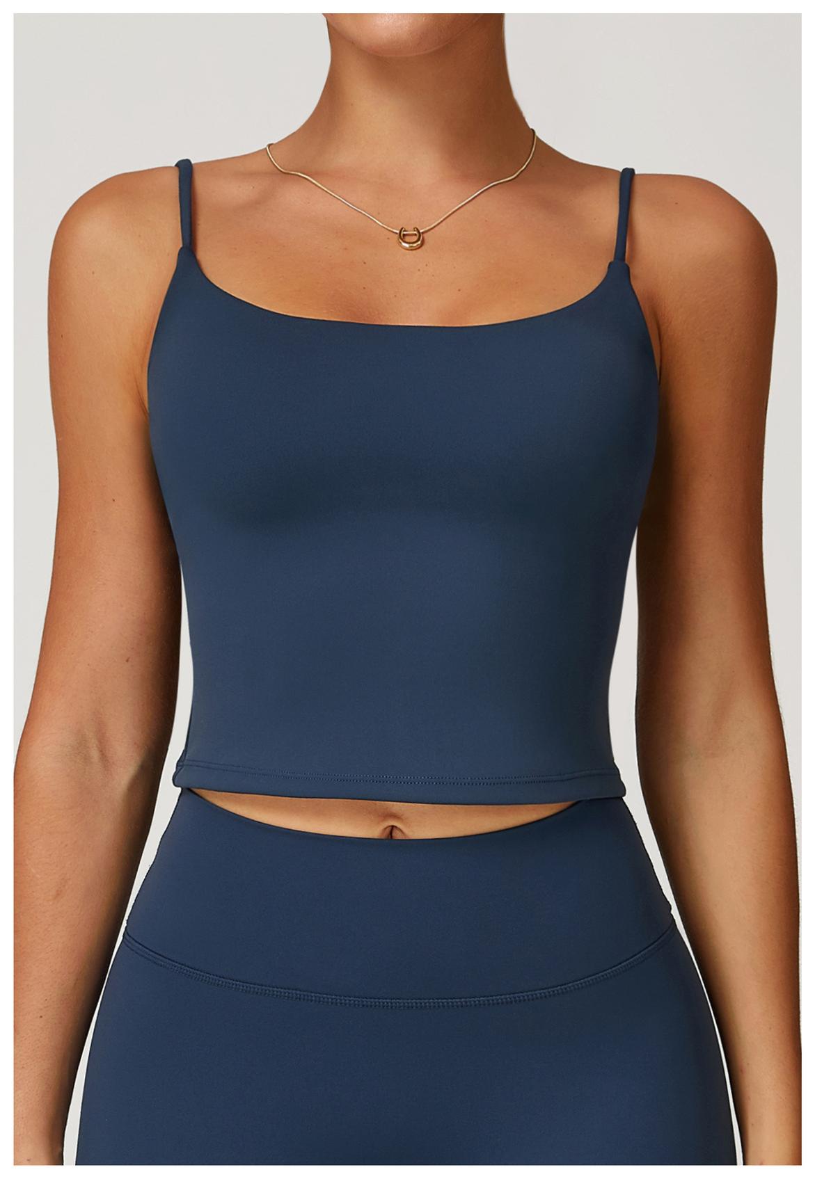 Brushed Yoga Tank with Open Back