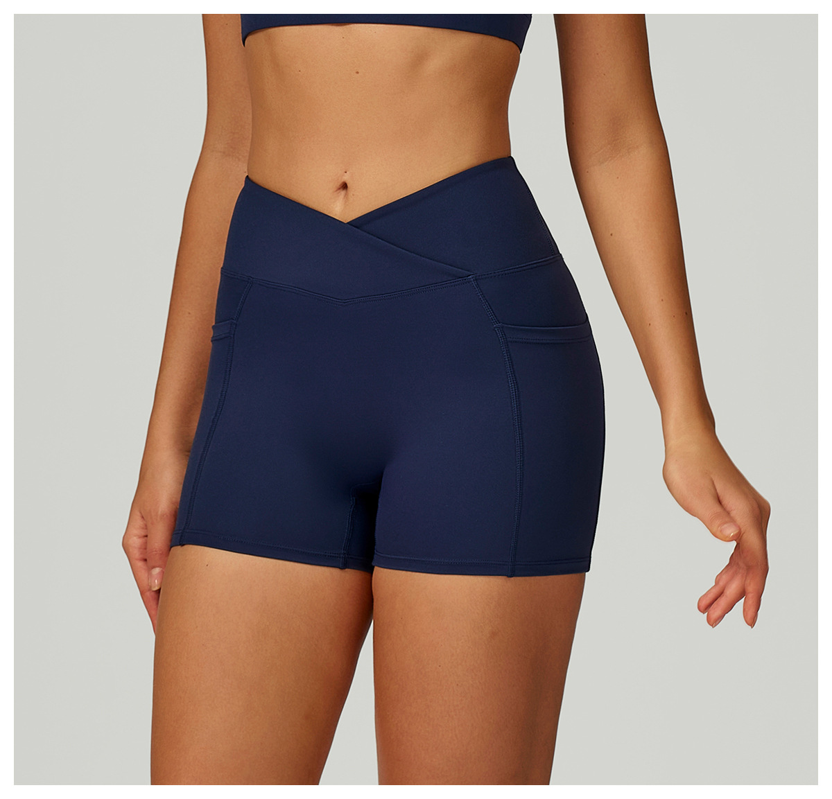Bare - Feel Cross - Waist Yoga Shorts