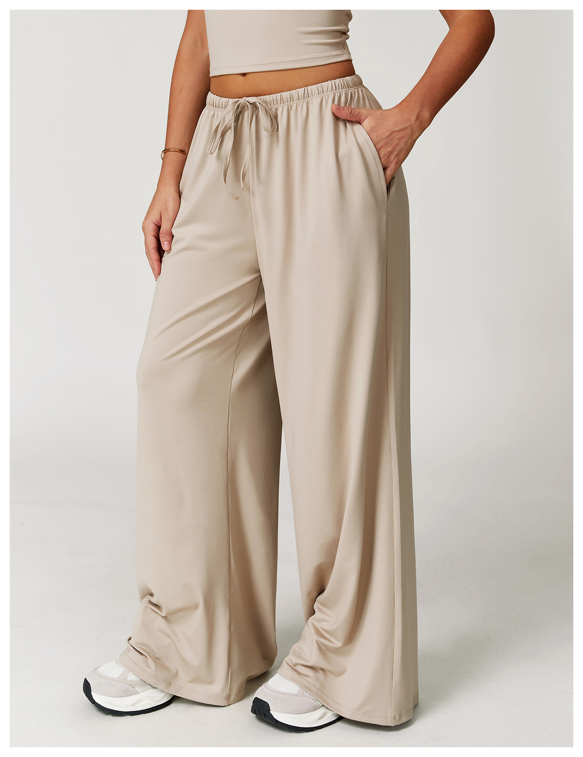 Relaxed Wide - Leg Lounge & Workout Pants