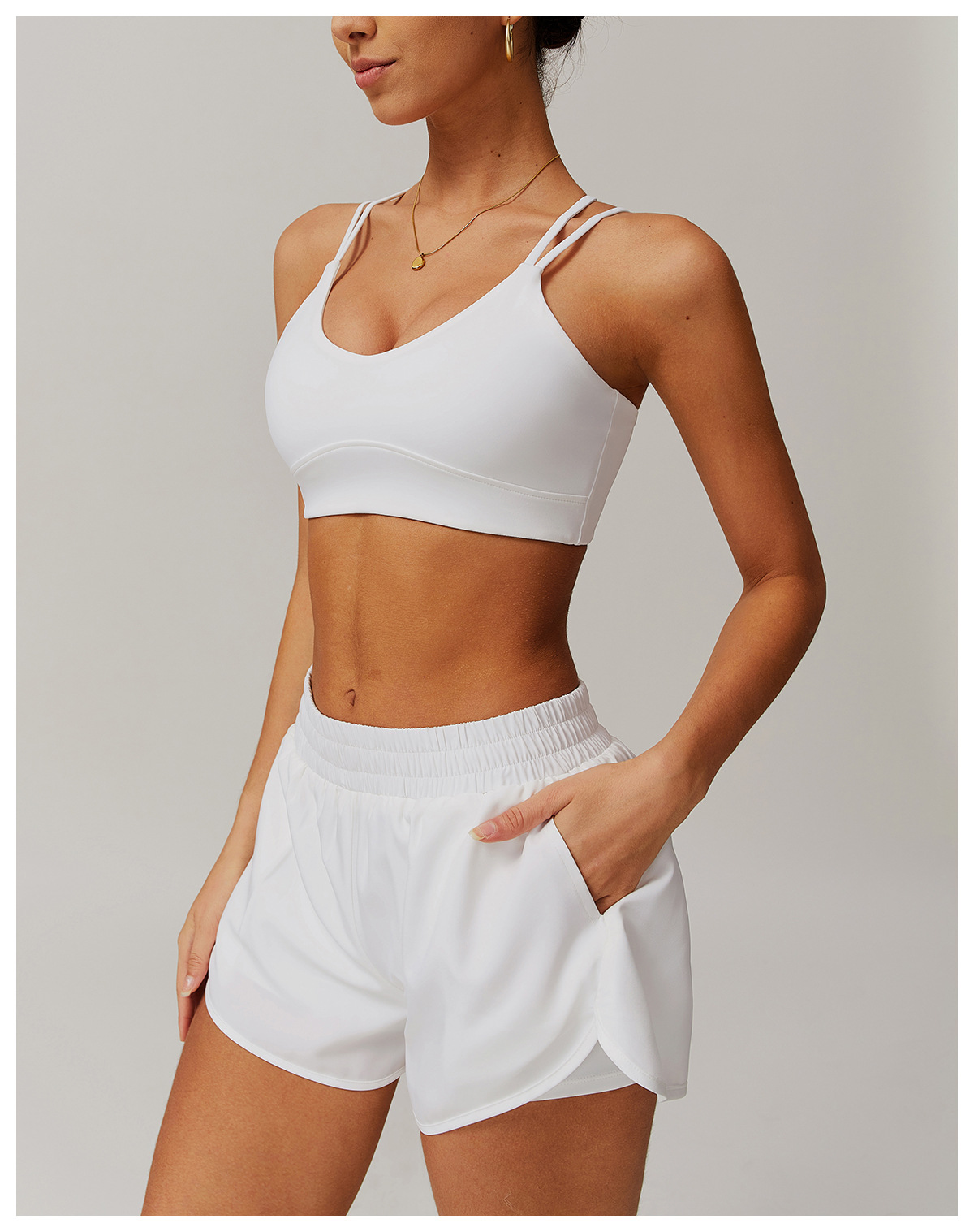 Crisscross Back Yoga Sports Bra