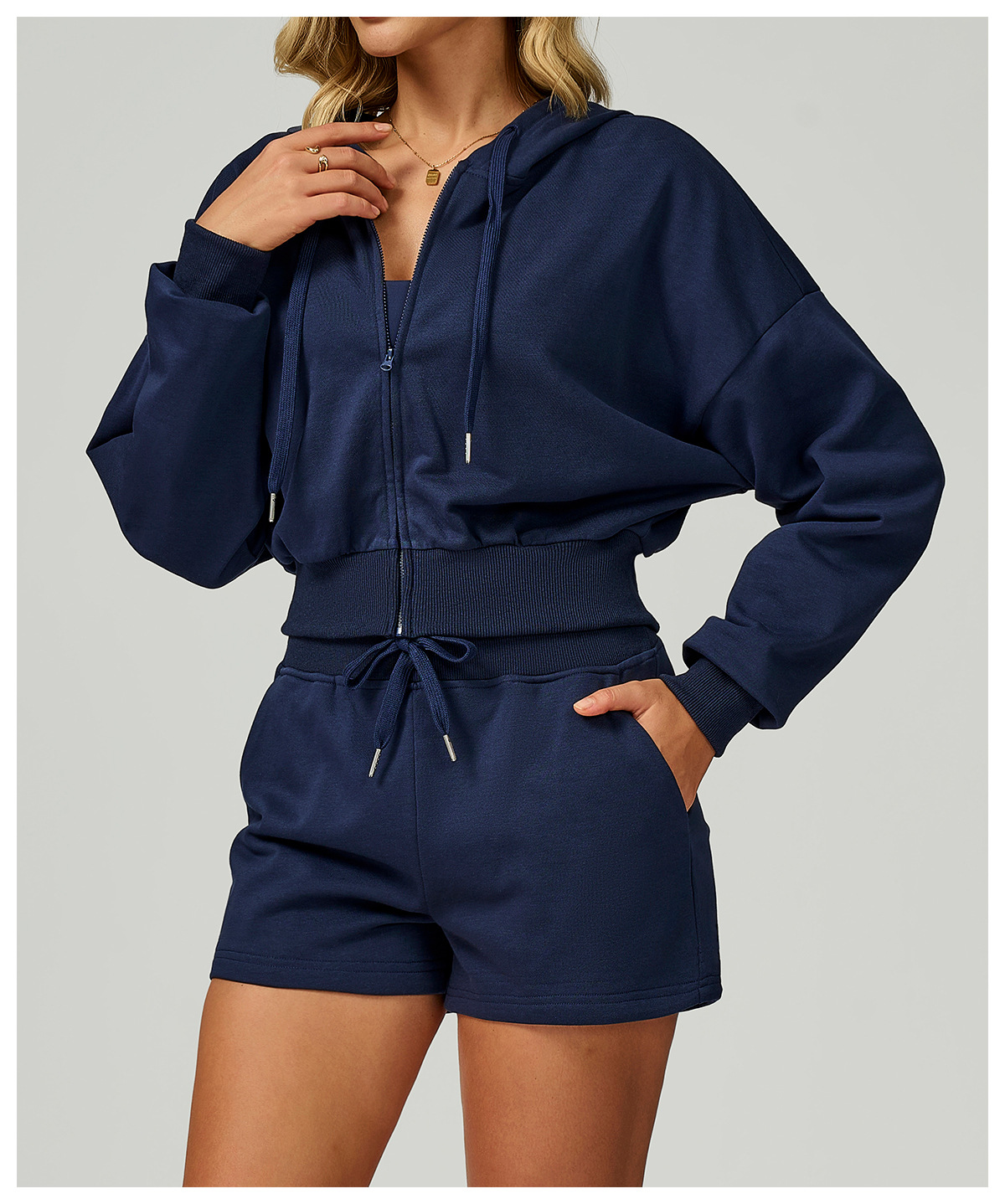 Autumn & Winter Zip - Up Hooded Sports Sweatshirt 