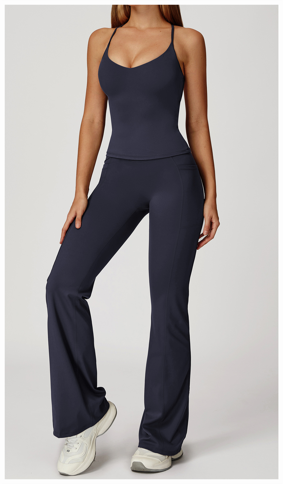 Bare - Feel Camisole and Flare Pants Set
