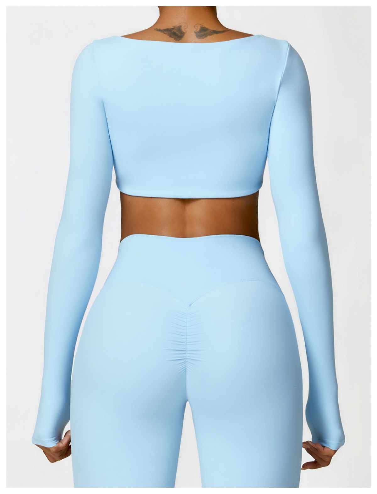 Fleece - Lined Long - Sleeve Yoga Top