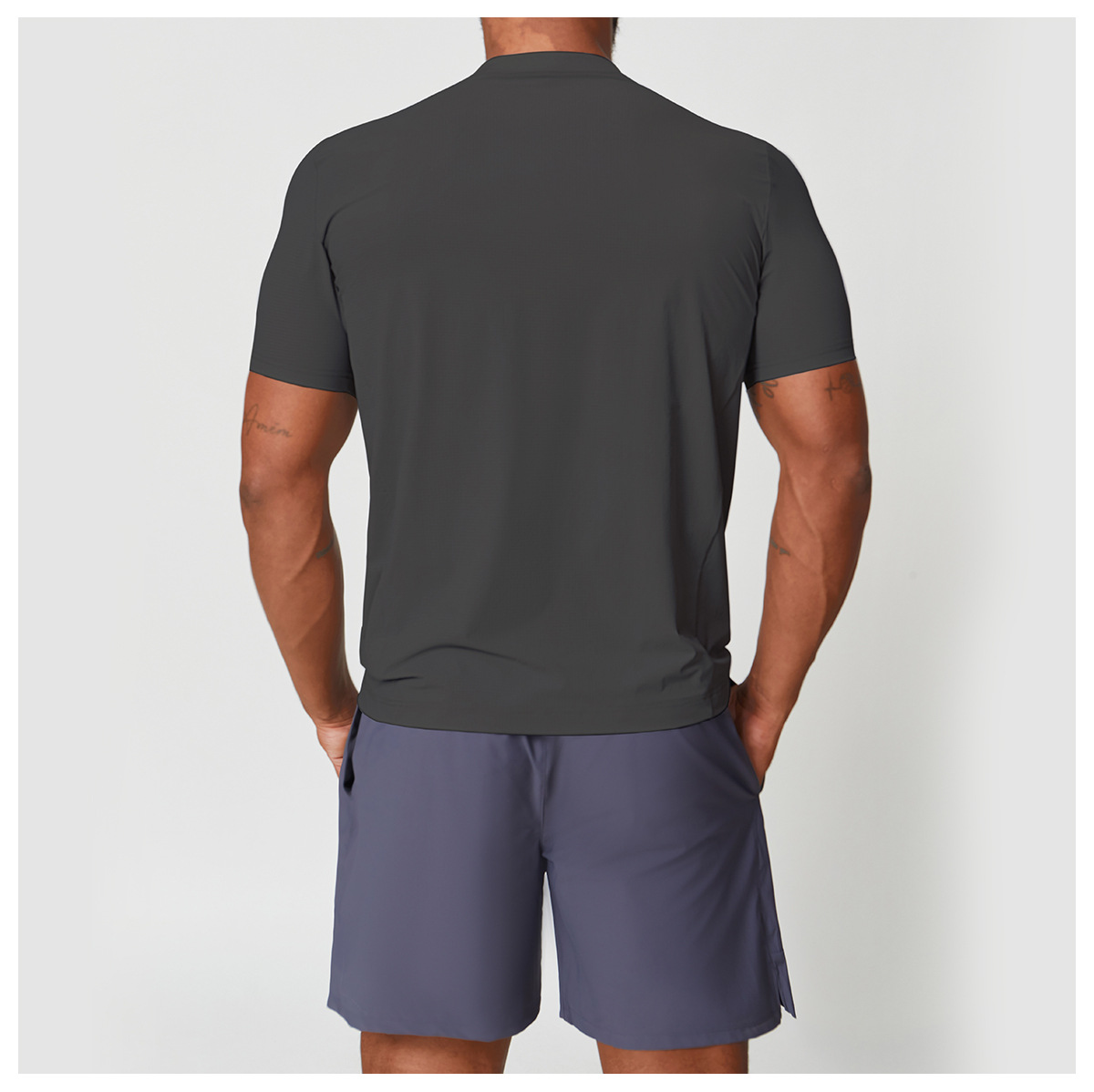 Men's Breathable Quick - Dry Cool - Touch Sports T - Shirt