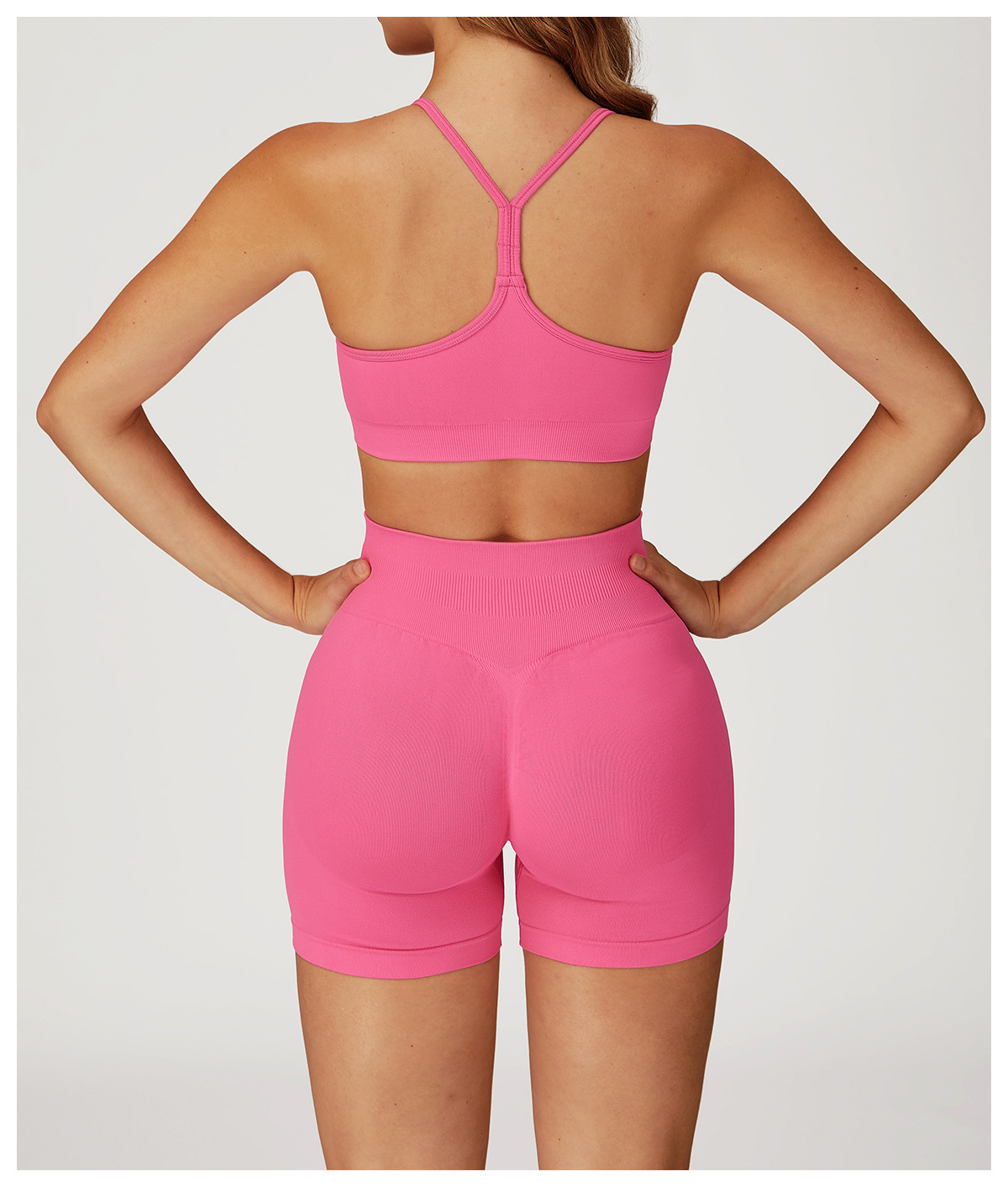 Seamless Yoga Sports Bra with Beautiful Back