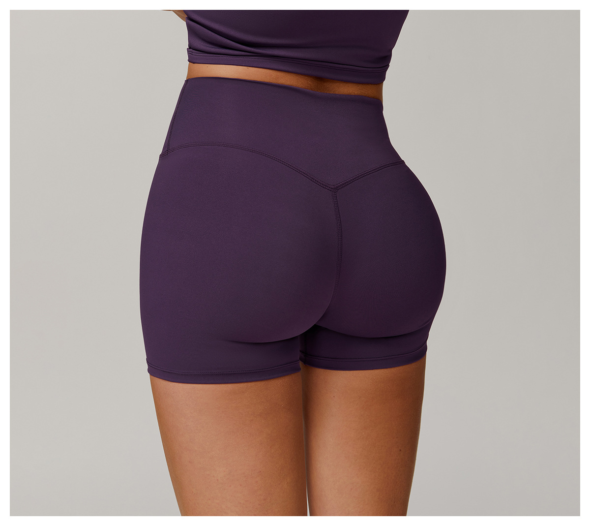 Women's Brushed - Fabric Skinny Yoga & Fitness Shorts