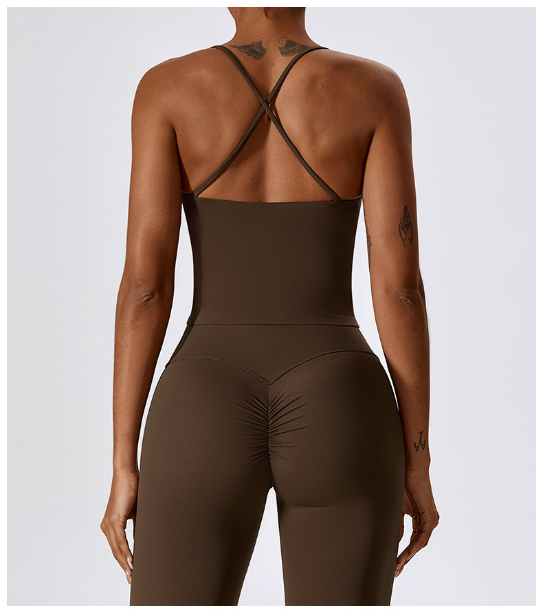 Bare - Feel Backless Yoga Tank Top