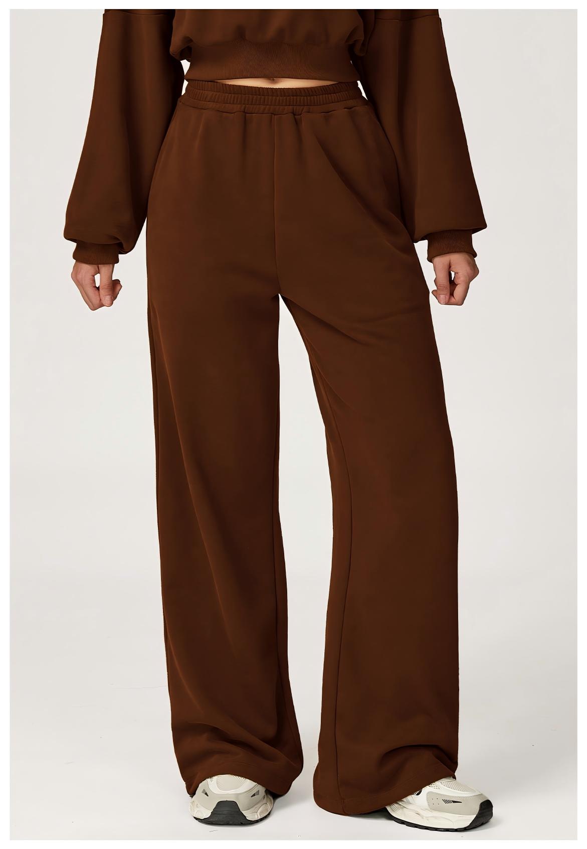 Autumn & Winter High - Waist Wide - Leg Sweatpants