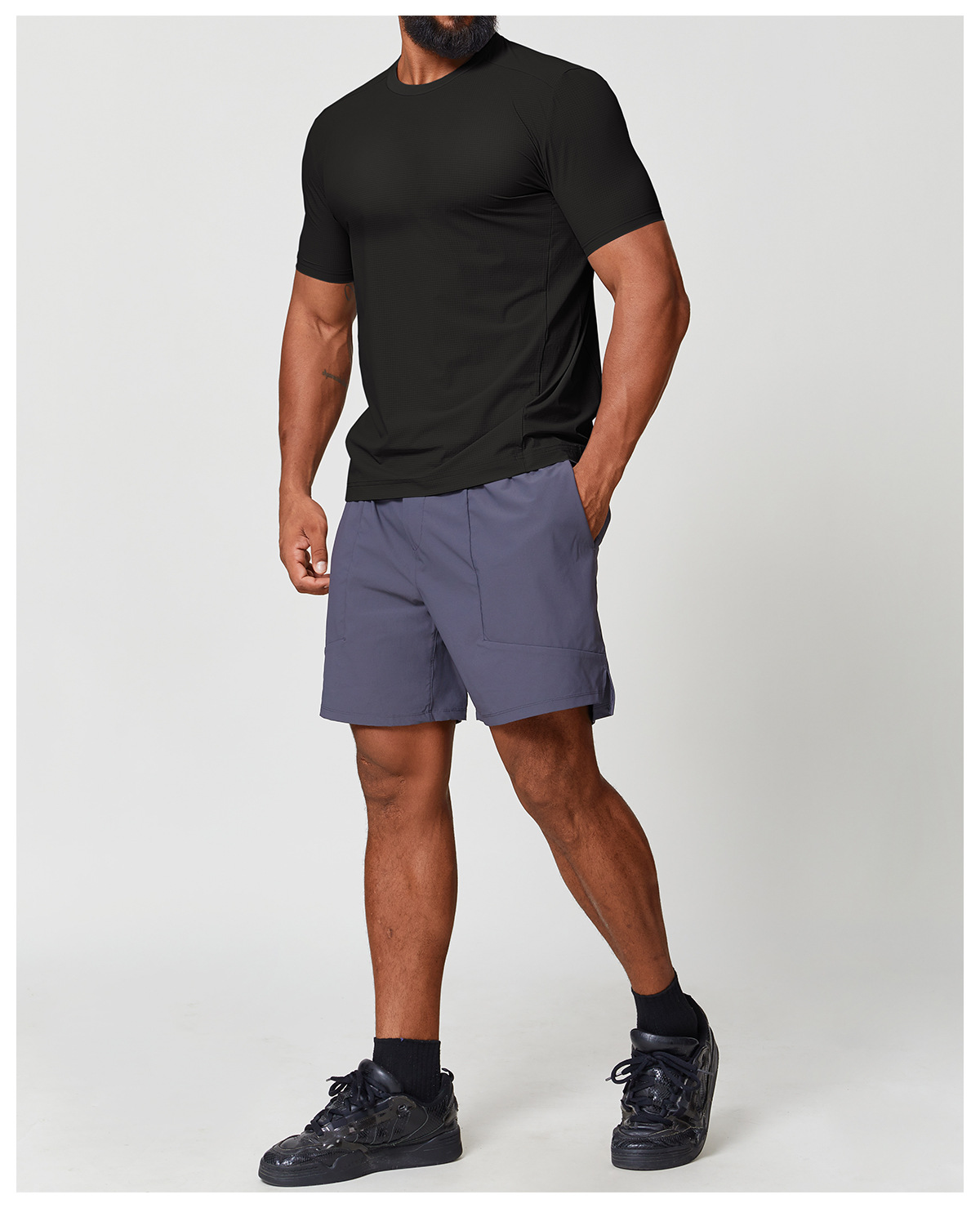 Men's Breathable Quick - Dry Cool - Touch Sports T - Shirt