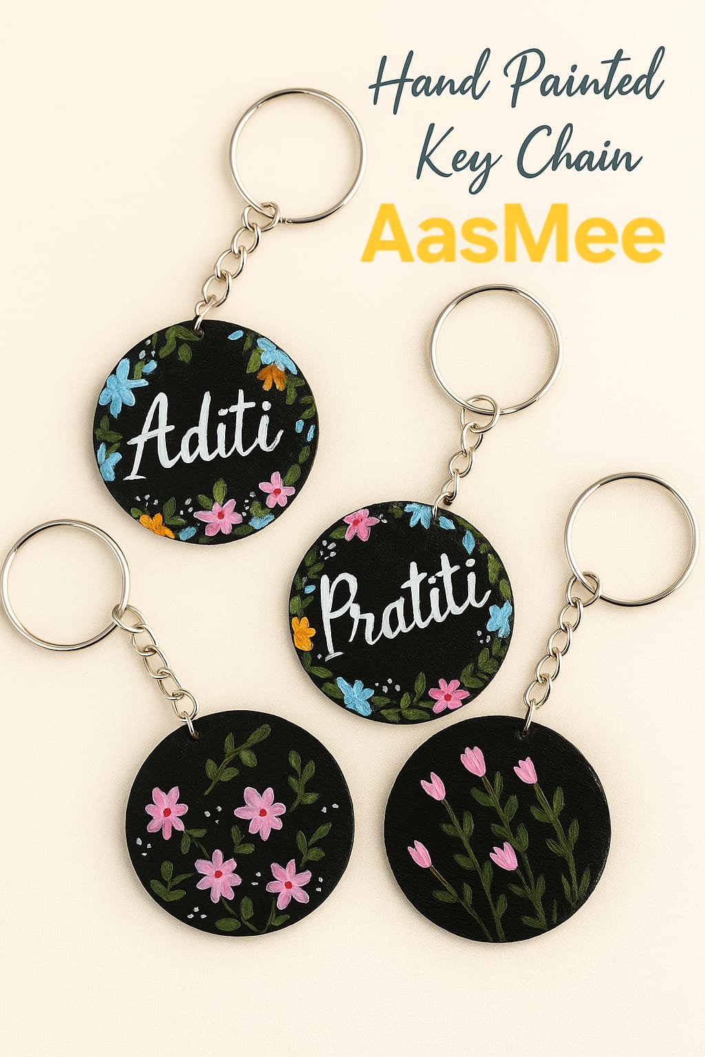 Hand Painted Key Chain